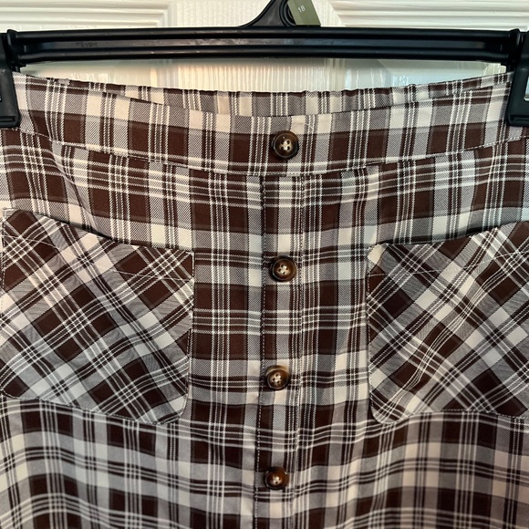 Halara Plaid 2 in 1 Mini Skirt - Picture 4 of 11